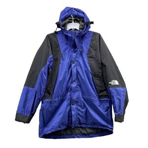 Vintage North Face Gore-Tex Mountain Light Jacket Men's XL Blue 90s Outdoor Camp